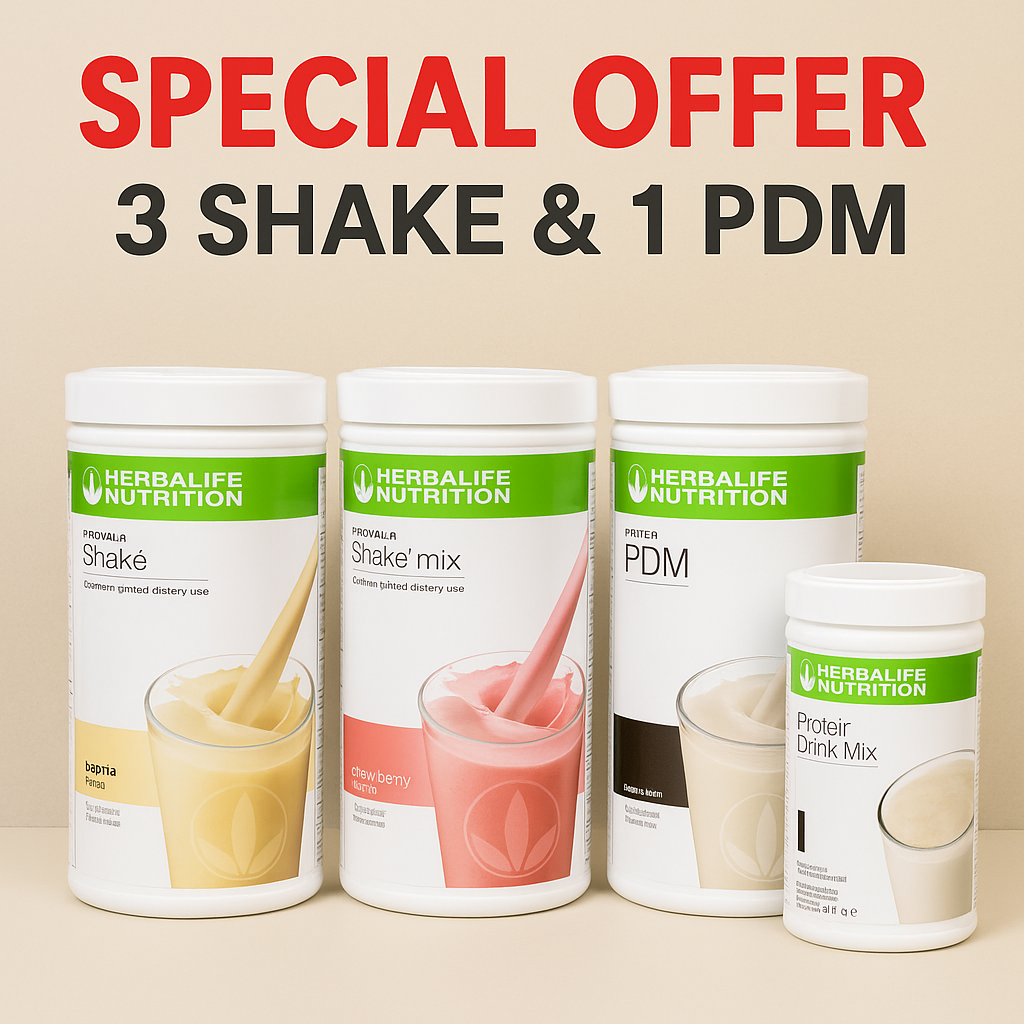 3 Shakes plus PDM